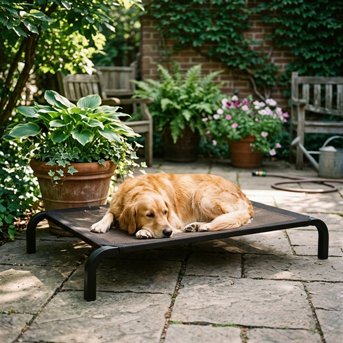 Elevated Dog Bed Raised Breathable Moisture Proof All Seasons Soft Ventilated Pet Sleeping Cot For Large And Small Dogs