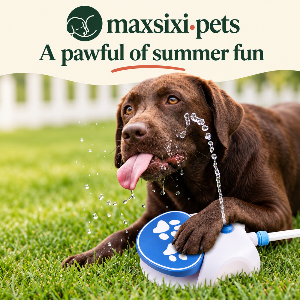 Step-On Outdoor Dog Water Fountain
