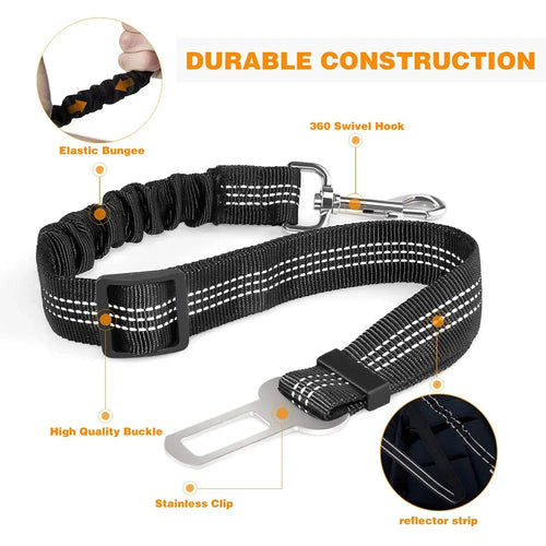 Adjustable Dog Car Seat Belt Restraint