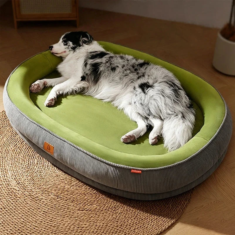 Ultra Soft Dog Bed, Removable Mat, Orthopedic Support Moisture Proof Anti-Slip