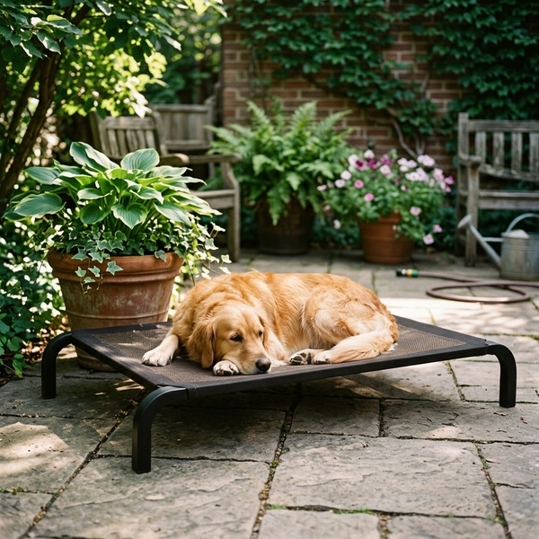 Elevated Dog Bed Raised Breathable Moisture Proof All Seasons Soft Ventilated Pet Sleeping Cot For Large And Small Dogs
